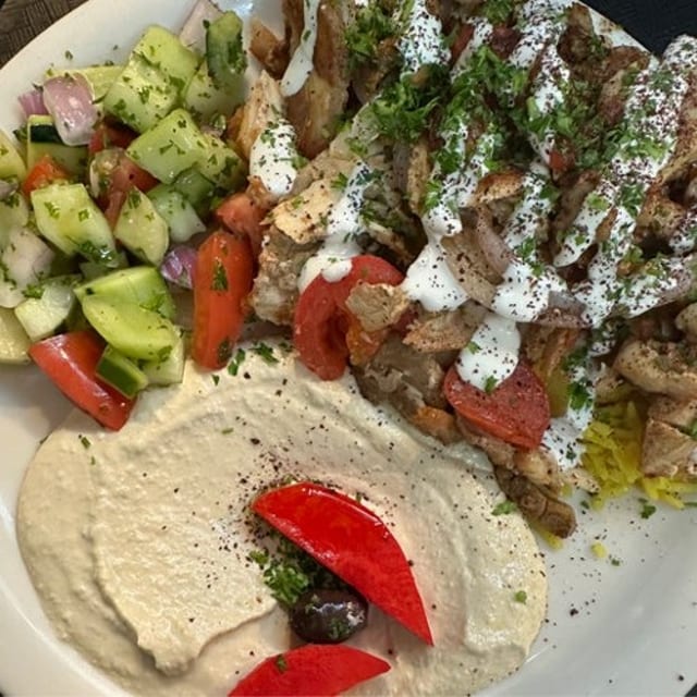 18 Shawarma Plate.