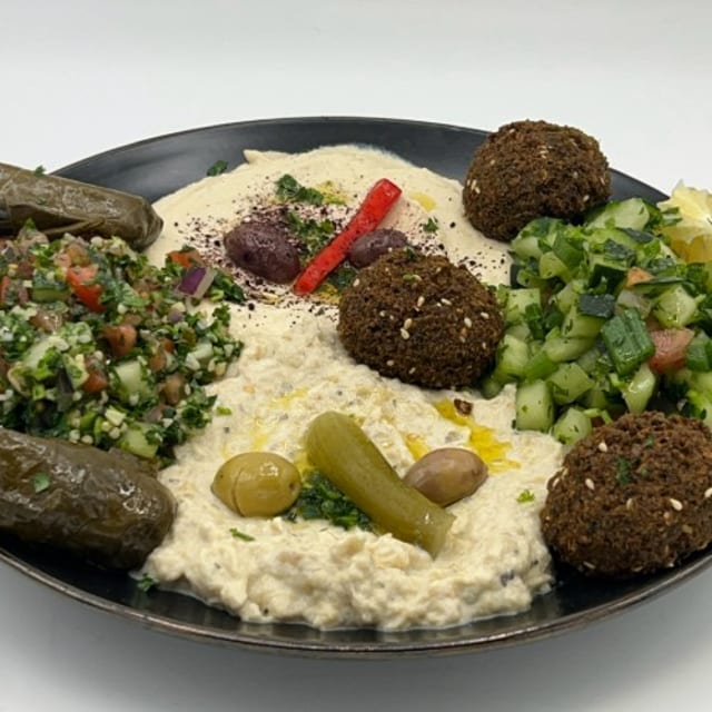21 Vegetarian Combo Plate.